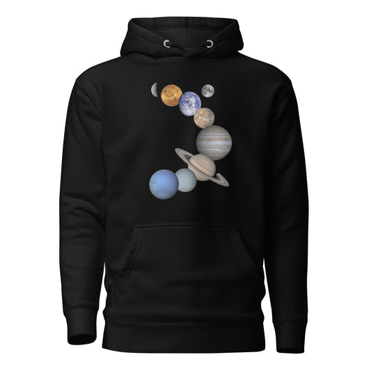 Solar System Family Portrait Hoodie